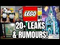 20+ LEGO LEAKS & RUMOURS! (Biggest Set, Disney D2C, Marvel & MORE!)