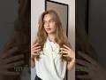 Идеально в жаркую погоду когда нужна легкая укладка #beauty #beautyblogger