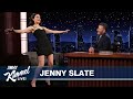 Jenny Slate on Her Butt Being Out at the Oscars, Daughter&#39;s Love of Girl on Fire &amp; Stand-Up Special