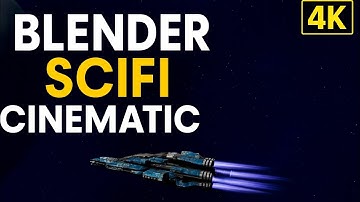 Blender Sci-Fi Cinematic | Deep Space Spaceship Animation (4K)