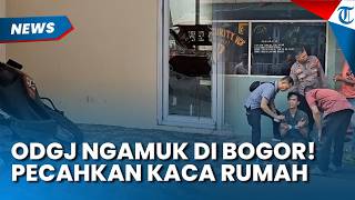 KRONOLOGI LENGKAP! Pria Diduga ODGJ Ngamuk di Bantarjati Bogor, Pecahkan Kaca Rumah Warga