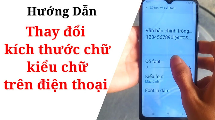 Lỗi font chữ trên máy samsung xách tay năm 2024