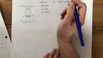 Finding the Composite Surface Area of 3D Objects
