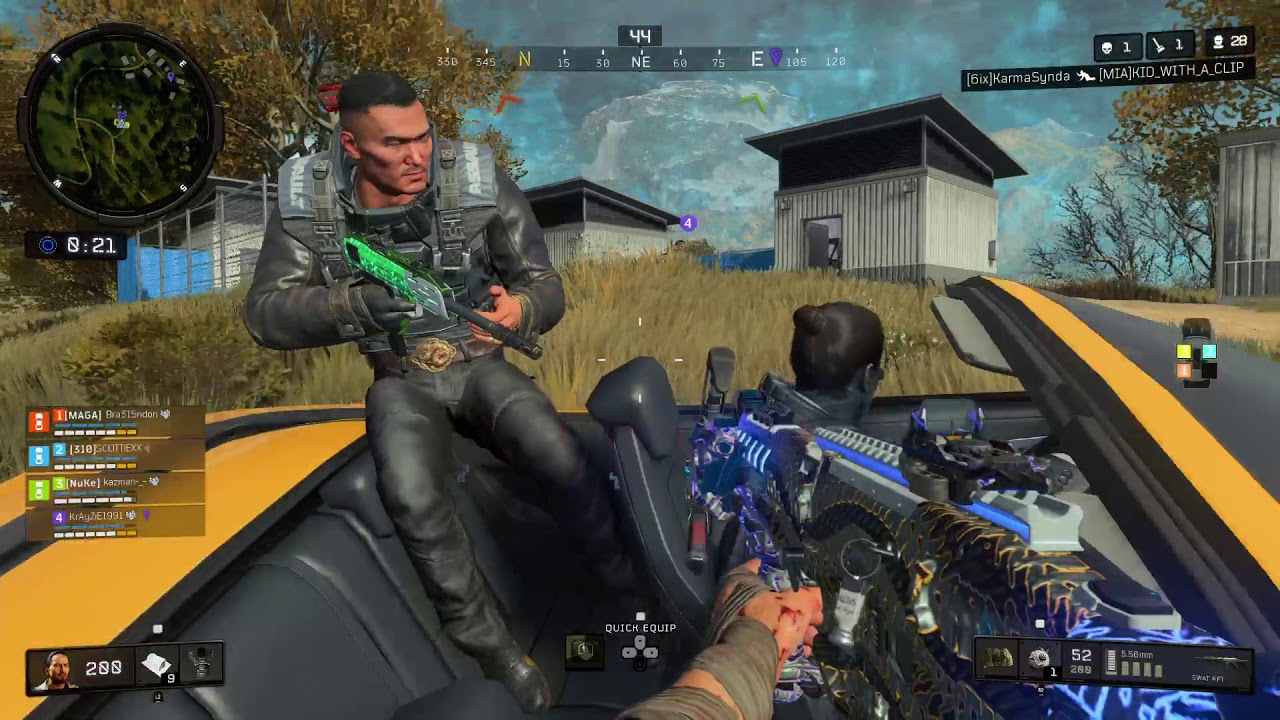 Call of Duty®: Blackout Quads Win - YouTube