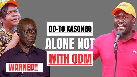 EDWIN SIFUNA sends official warning to OBURU ODINGA and Gladys WANGA