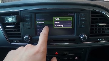 How to Find and Manage Bluetooth Settings in Seat Leon III ( 2012 - 2020 ) - Manage Bluetooth
