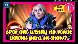 ¿Por qué Wendy Guevara no vende muchos boletos para sus shows