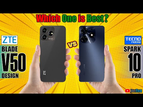 🔥 DECODING THE SUPERIORITY! ZTE BLADE V50 DESIGN VS TECNO SPARK 10 PRO