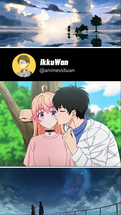 He kissed her😆 [ Witch Watch ] #anime #shorts