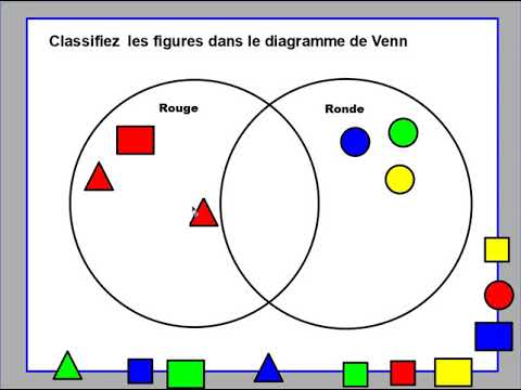 Classification des Figures dans le diagramme de Venn| Classification of 2D Figures in French