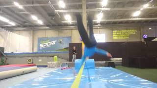 Slackline backflip, one day..