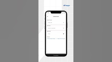 How to Create Invoice on The Feegor App