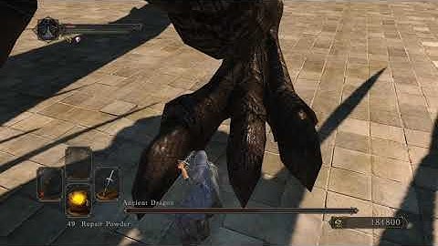 (+0 weapon) Ancient Dragon SL1 NG+7 CoC no roll/block/parry