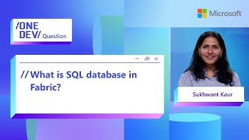 What is SQL database in Fabric?