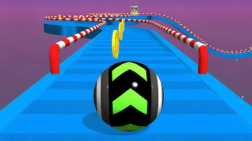 Sky Rolling Ball 3D Gameplay Speedrun  All Levels 28