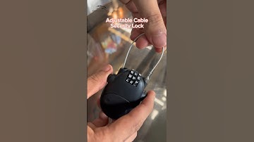 Adjustable Cable Security Combination Lock #lock #adjustable #luggagelock #helmetlock