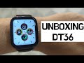 Unboxing SMARTWATCH DT NO.1 DT36  - Impressões do relógio  Português