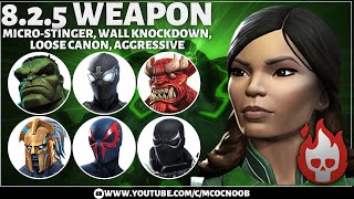 MCOC Act 8.2.5 - Weapon: Micro Stinger, Disarm: Wall Knockdown, Loose cannon, Aggressive - Sersi screenshot 4