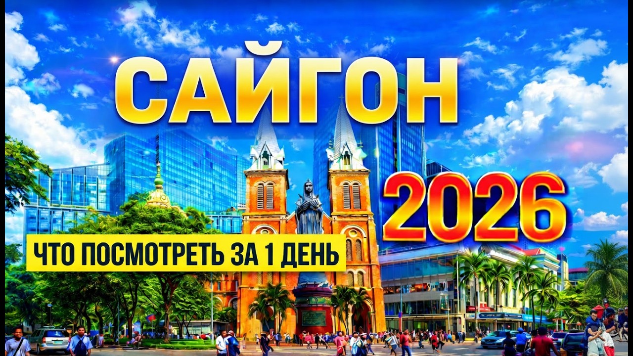 Что посмотреть в Сайгоне — прогулка по Хошимину | Вьетнам 2025