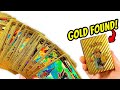 I just found the rarest golden pokemon cards ever made and opened them