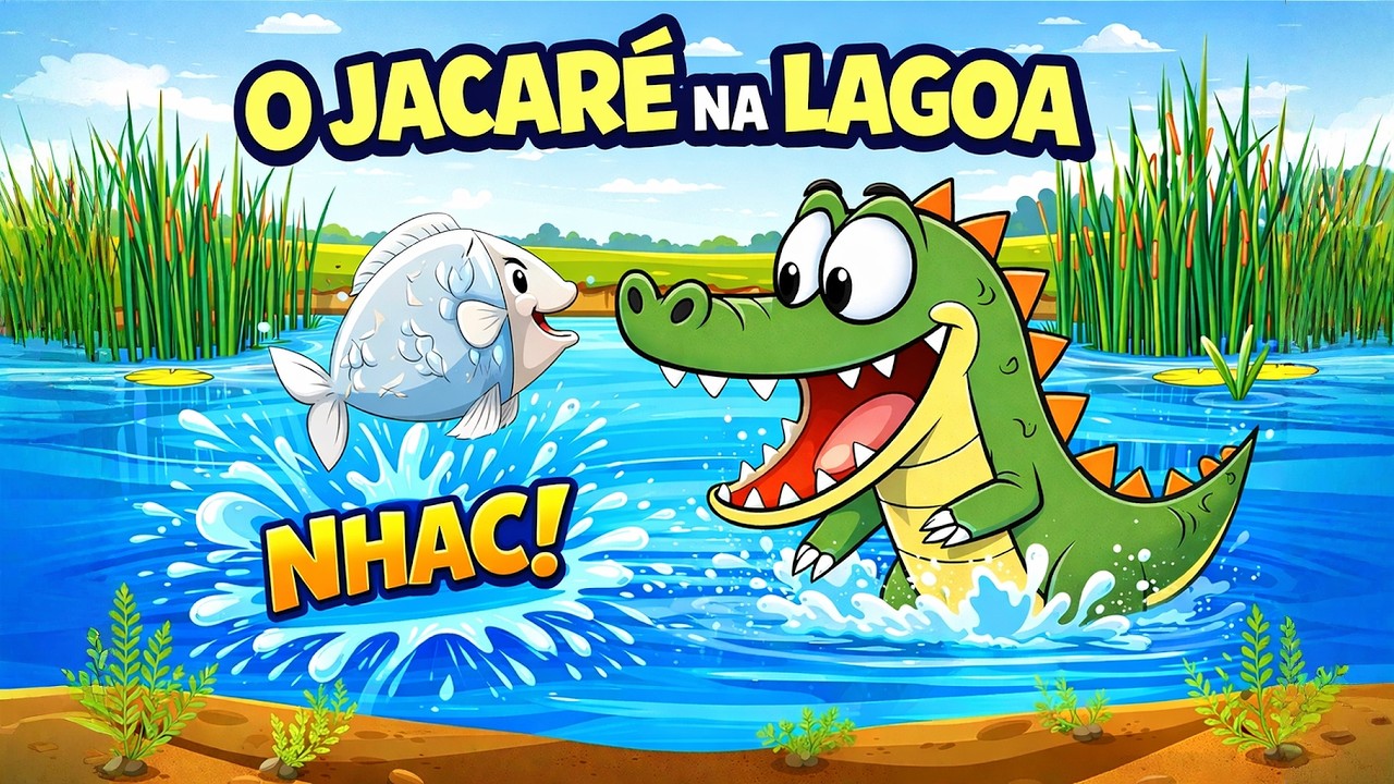 O Jacaré Foi Passear Lá Na Lagoa - Música Infantil - Sonia Moura Kids ...