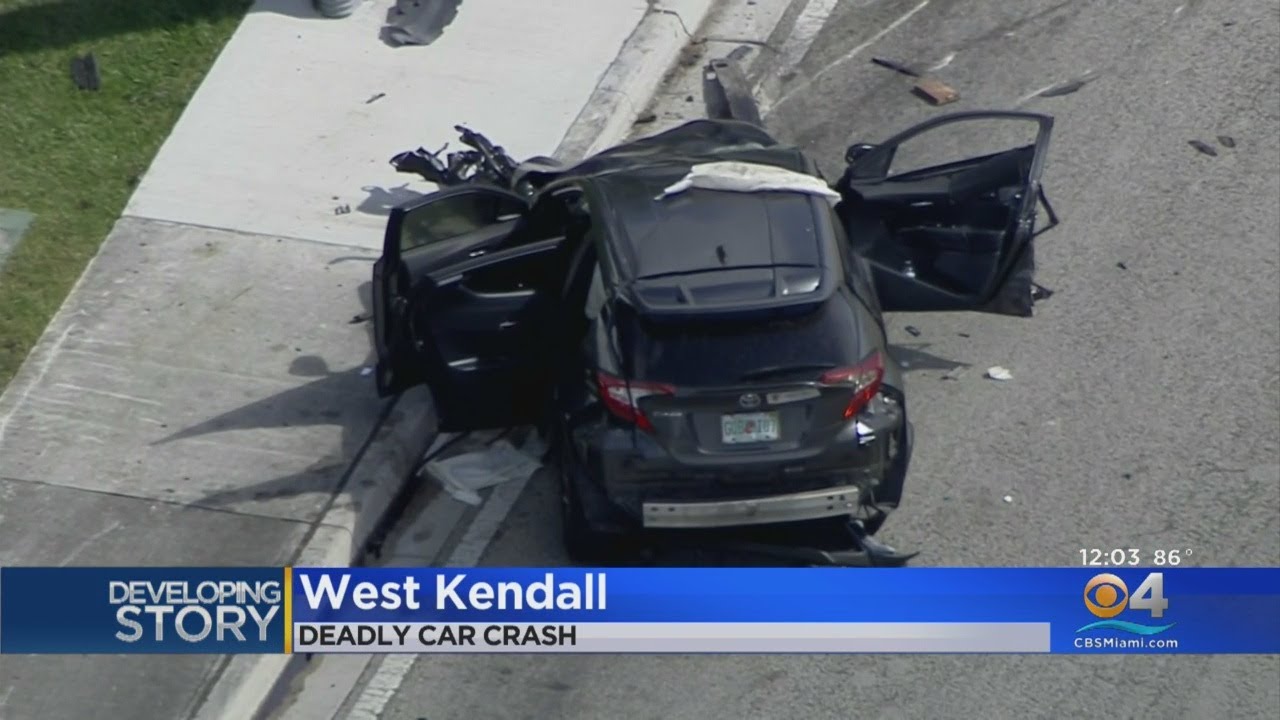 Deadly Crash Shuts Down Kendall Drive YouTube