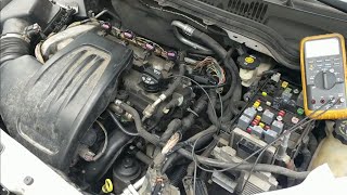 2008 Chevy Cobalt Crank No Start Diagnosis with schematics (bad coil ground) 2.2L 4 cylinder engine