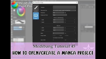 Medibang Tutorial 45: How to Open A Manga Project