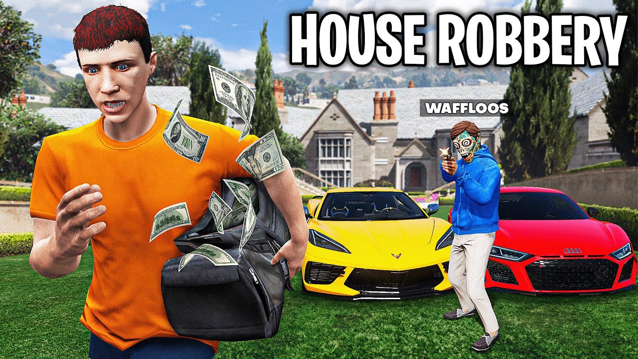 I Robbed My Friend's MEGA Mansion in GTA 5