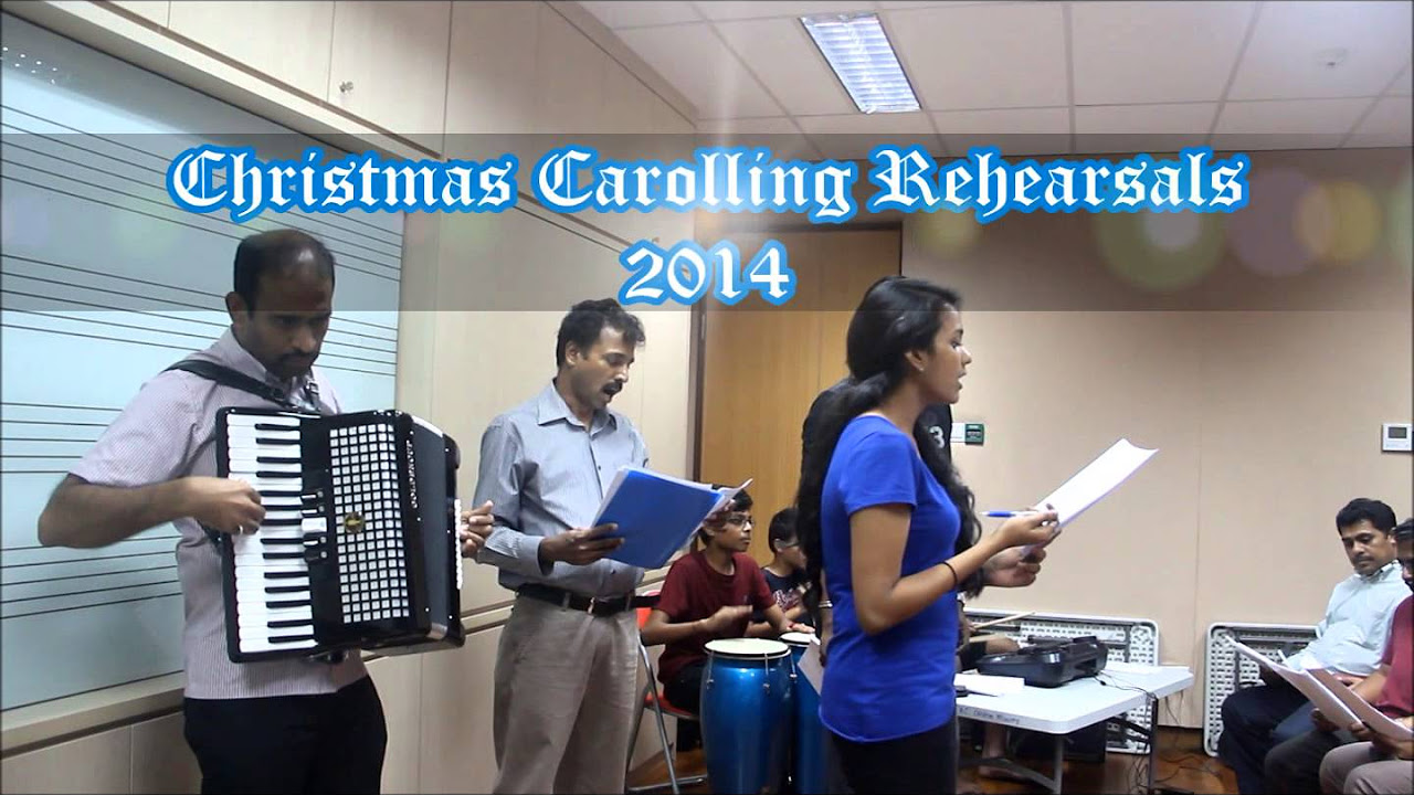 Ang Mo Kio Tamil Methodist Church Carollers Rehearsals