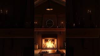 3 HOURS OF JAZZ RELAXING INSTRUMENTAL MUSIC  HOUSE WITH FIREPLACE   COZY MUSIC #shorts