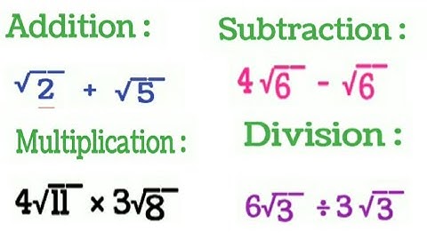 Root values | Addition, Subtraction, Multiplication, Division | Improve your maths ||