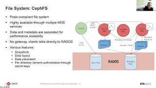2022 Swiss Conference Community Catalyst:  Ceph:  Cloud Native Workflows for HPC