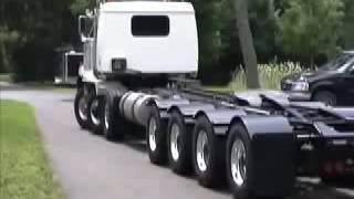 Custom 7 Axle tractor, with triple steering axles