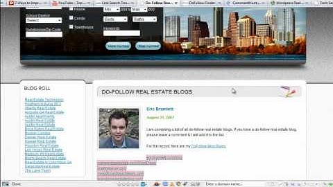 How To Easily Find DoFollow Real Estate Blogs For Backlinks