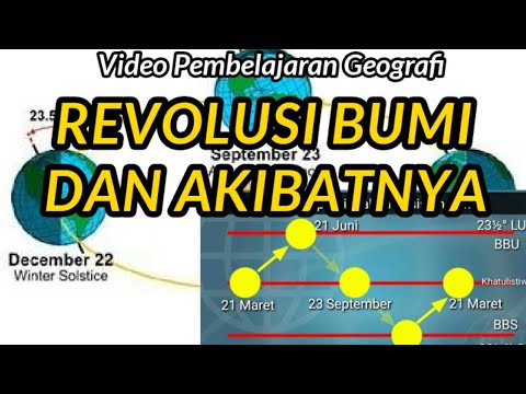 Revolusi Bumi dan Akibatnya | Pengaruh Gerak Revolusi Bumi