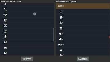 Dasaita Botones de Pantalla