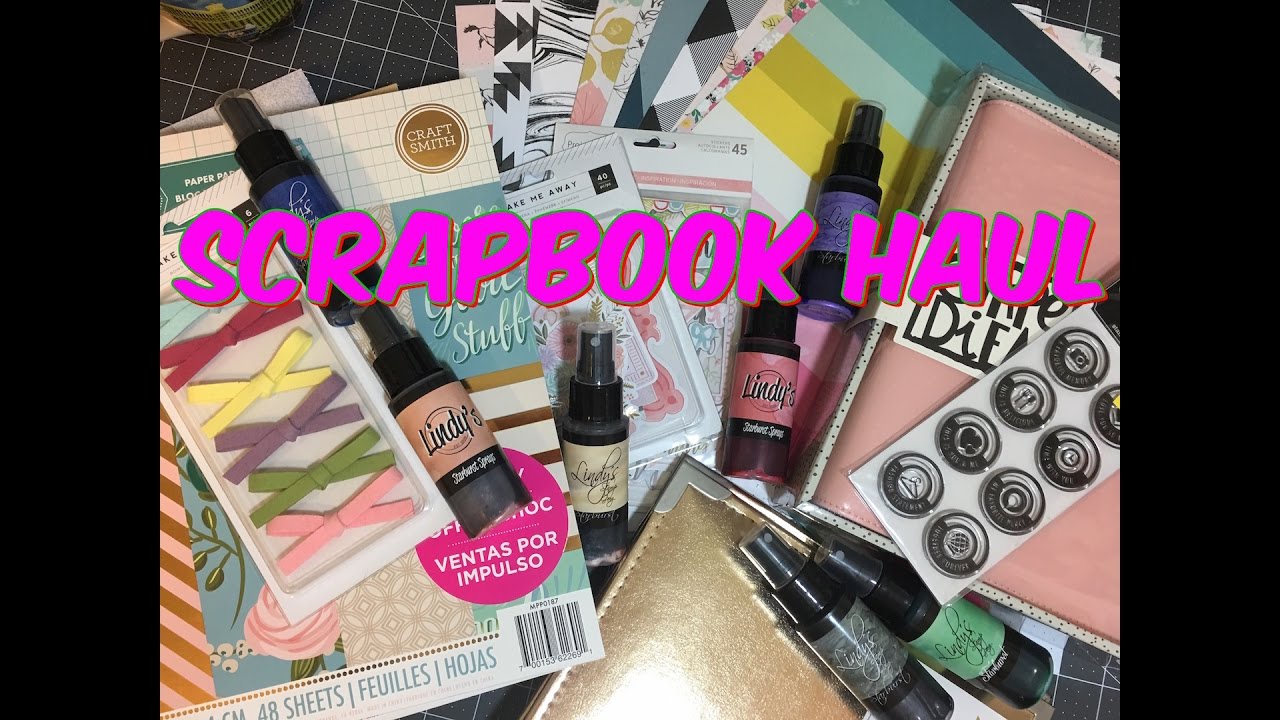 Scrapbook Haul YouTube