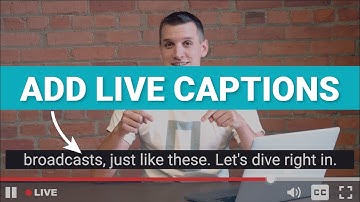 How to Add Captions to Your #livestream