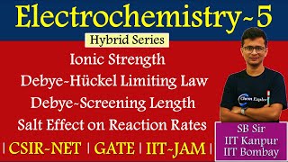 Ionic Strength | Debye-Huckel Limiting Law | Debye-Screening Length | Salt-Effect 🔴L5 | NET GATE JAM