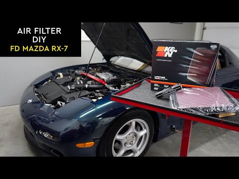 How to Replace the Air Filter on FD Mazda RX-7 (1993-2001)