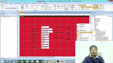 Shaan Sir || Create add records, delete and Search student profile in Ms Access | Hide design view