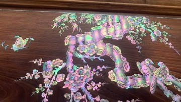 Bức tranh khảm cảnh mai xuân chỉ có 15 triệu thôi quý vị ạ .hàng đặt của khách