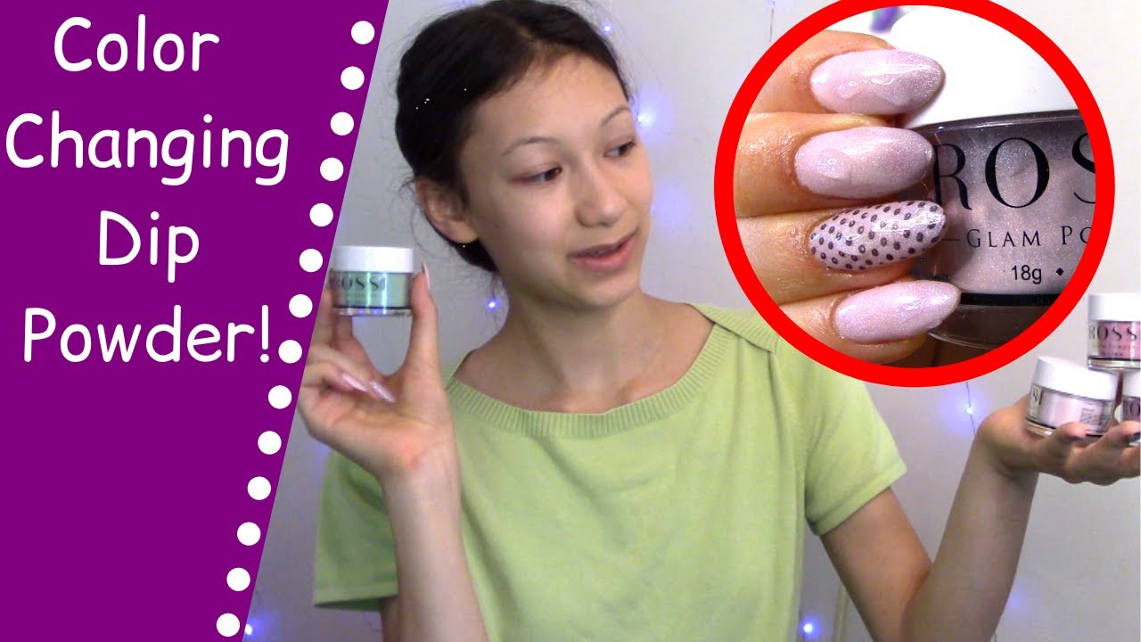 Color Changing Dip Powder for Nails!