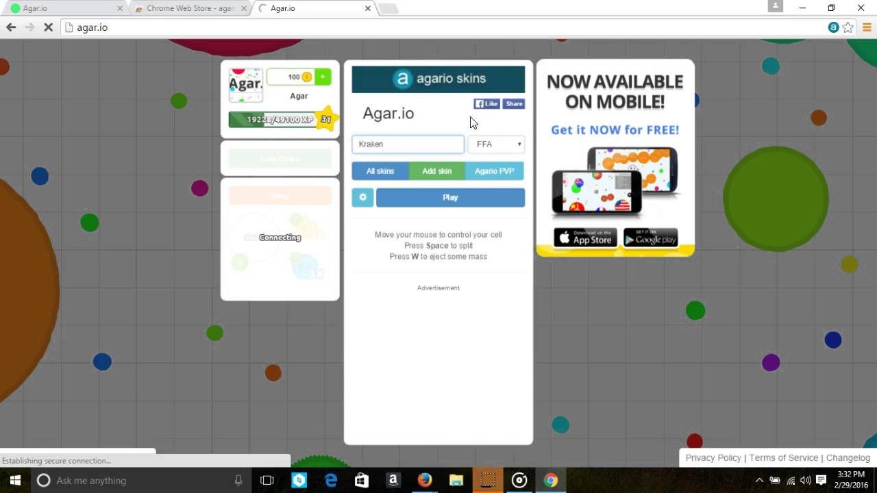 How to get the Kraken skin in Agario