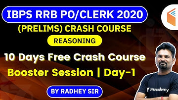 2:00 PM - IBPS RRB PO/Clerk 2020 (Pre) | Reasoning by Radhey Rawat | Free Crash Course