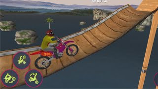Bike Stunt New Bike Island Race Level 19#4 🌿 ☘ 🌾 screenshot 5