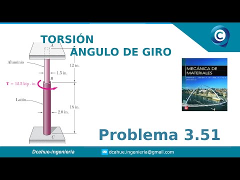 TORSIÓN | ÁNGULO DE GIRO | MECÁNICA DE MATERIALES | ESTÁTICAMENTE INDETERMINADOS