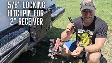 Locking hitchpin | Trailer Hitch Lock - 5/8" Dia Locking Receiver Pin