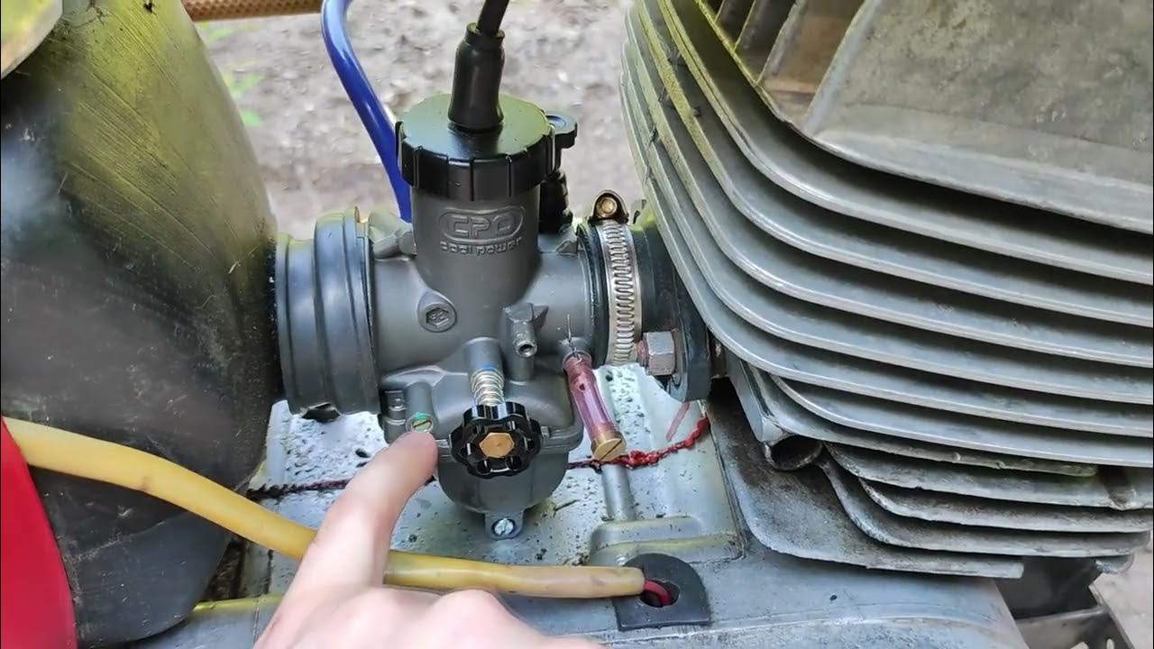 Карбюратор СPO28 (Pe28) на мотоцикл Восход 3м Установка, регулировка ...